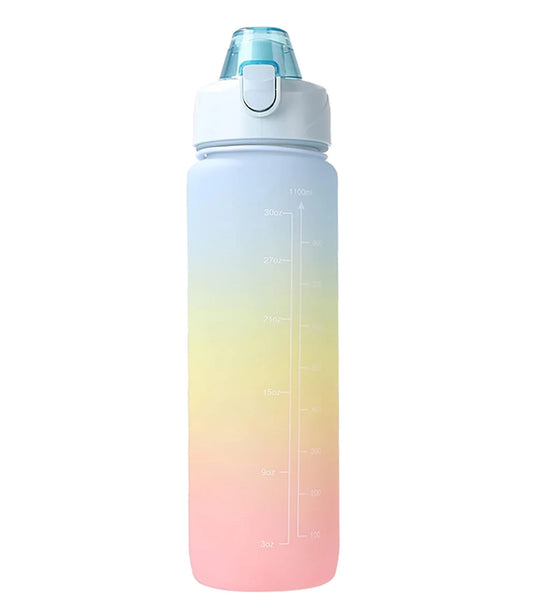 Time Markings Sports Water Bottle